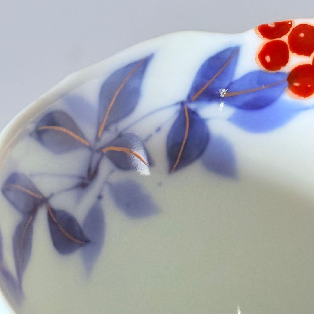 オールド深川製磁　染錦南天文様鉢　まとめて18個！！　料理屋　器を楽しむ