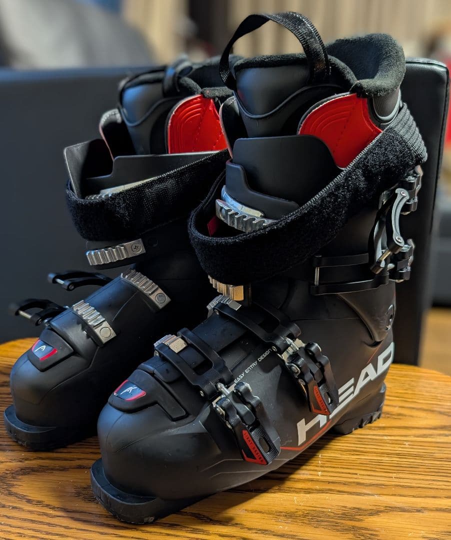 HEAD　next edge xp スキー ブーツ ブラック/レッド