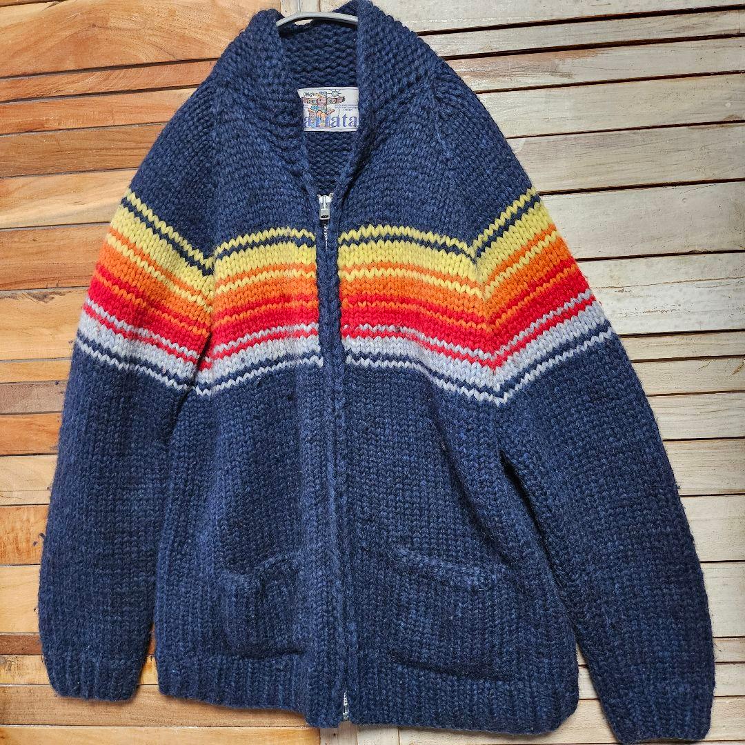 KANATA カナタ カウチンセーター ニット ジップアップカーディガン