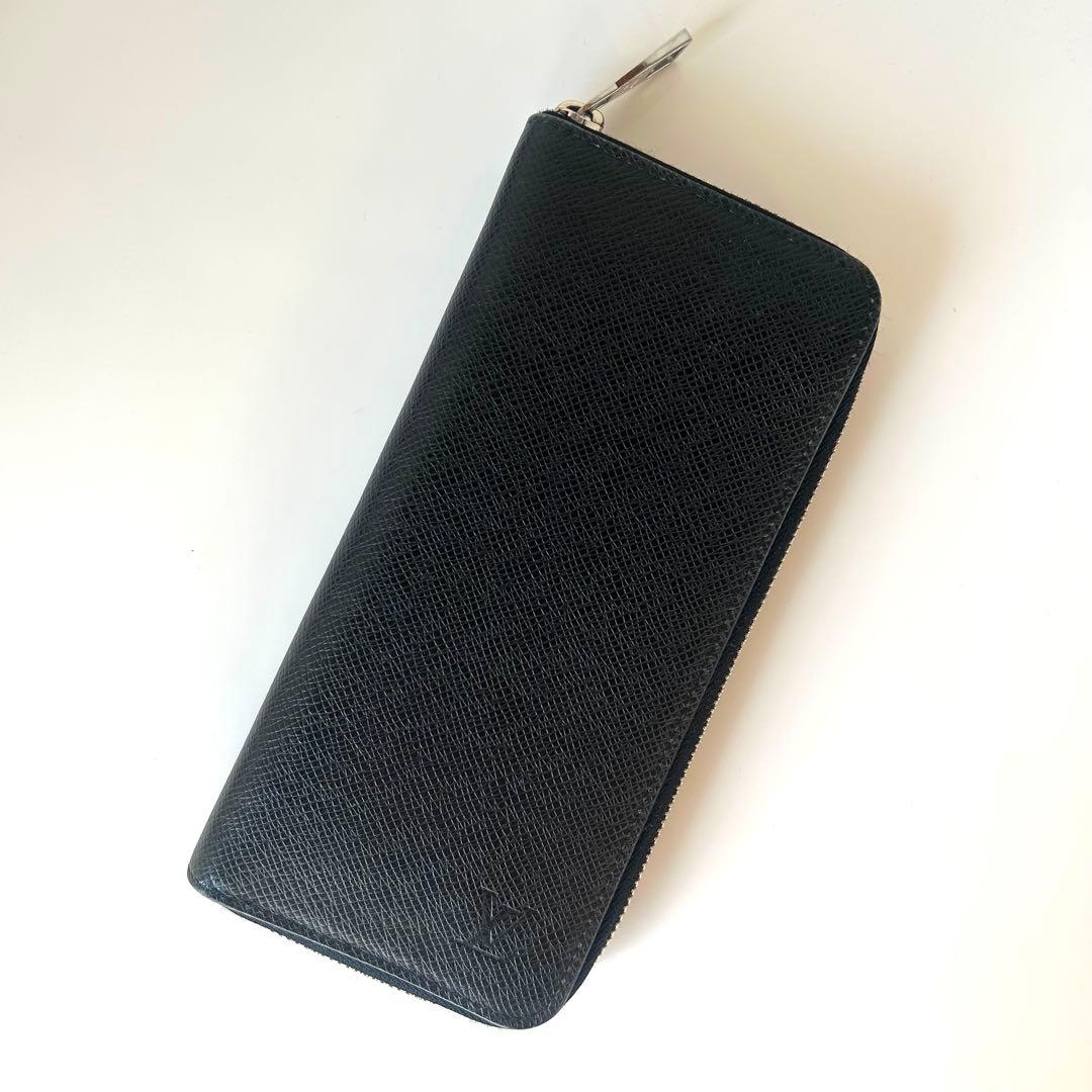 Louis vitton 長財布 タイガ ブラック 【刻印あり】