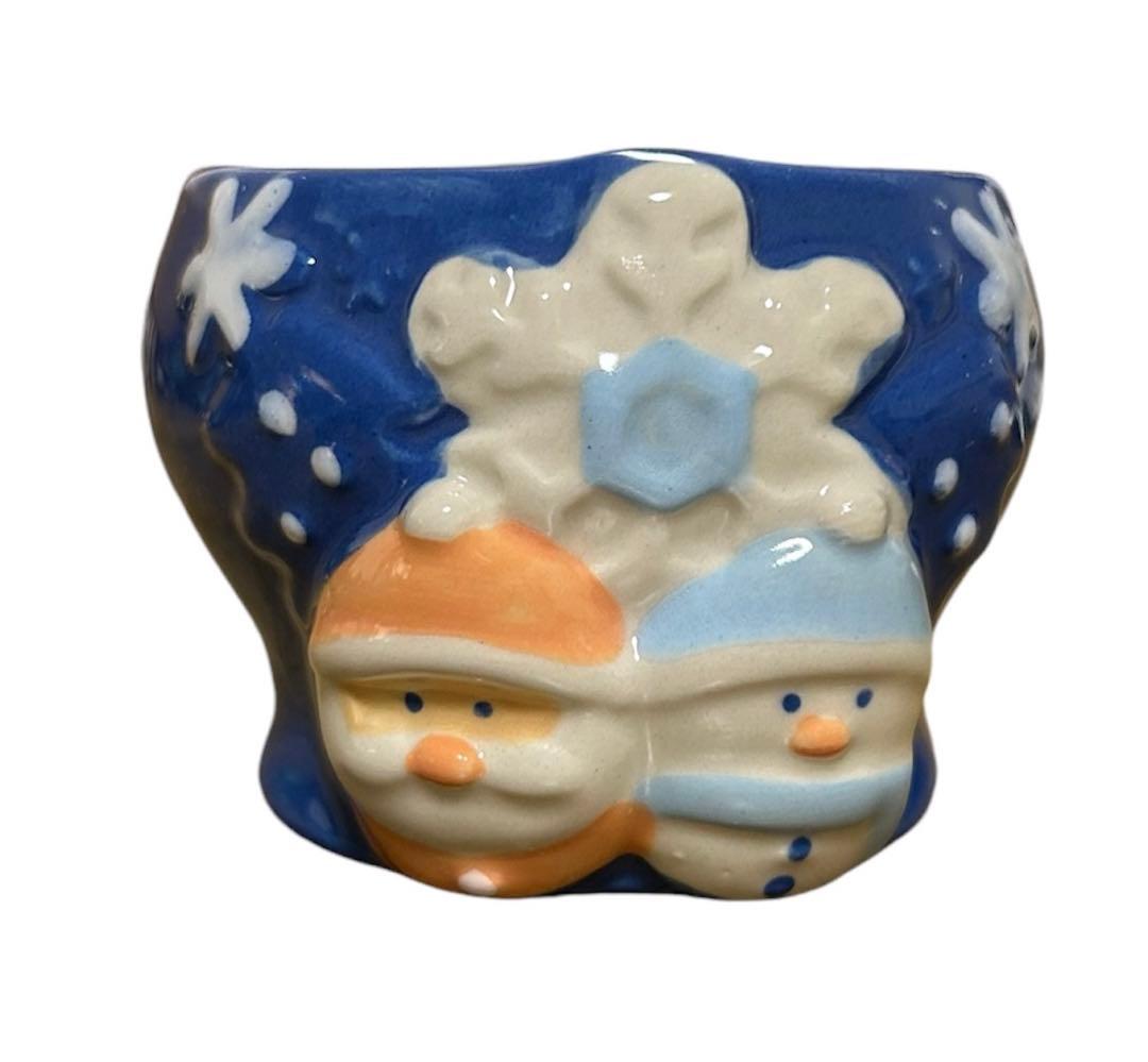 クリスマス　陶器製カップ　雪だるま　サンタクロース　97個