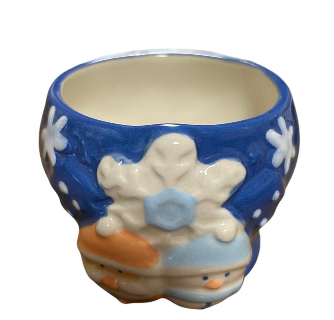 クリスマス　陶器製カップ　雪だるま　サンタクロース　97個