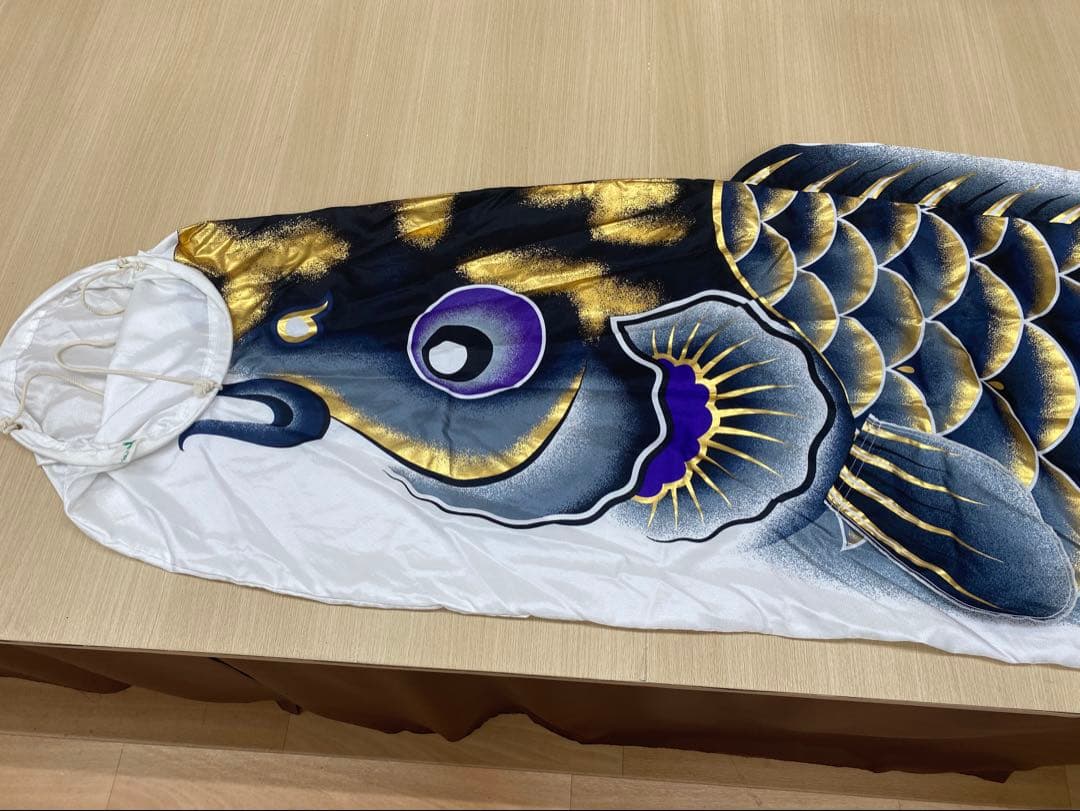 鯉のぼり 空　黒鯉　3メートル
