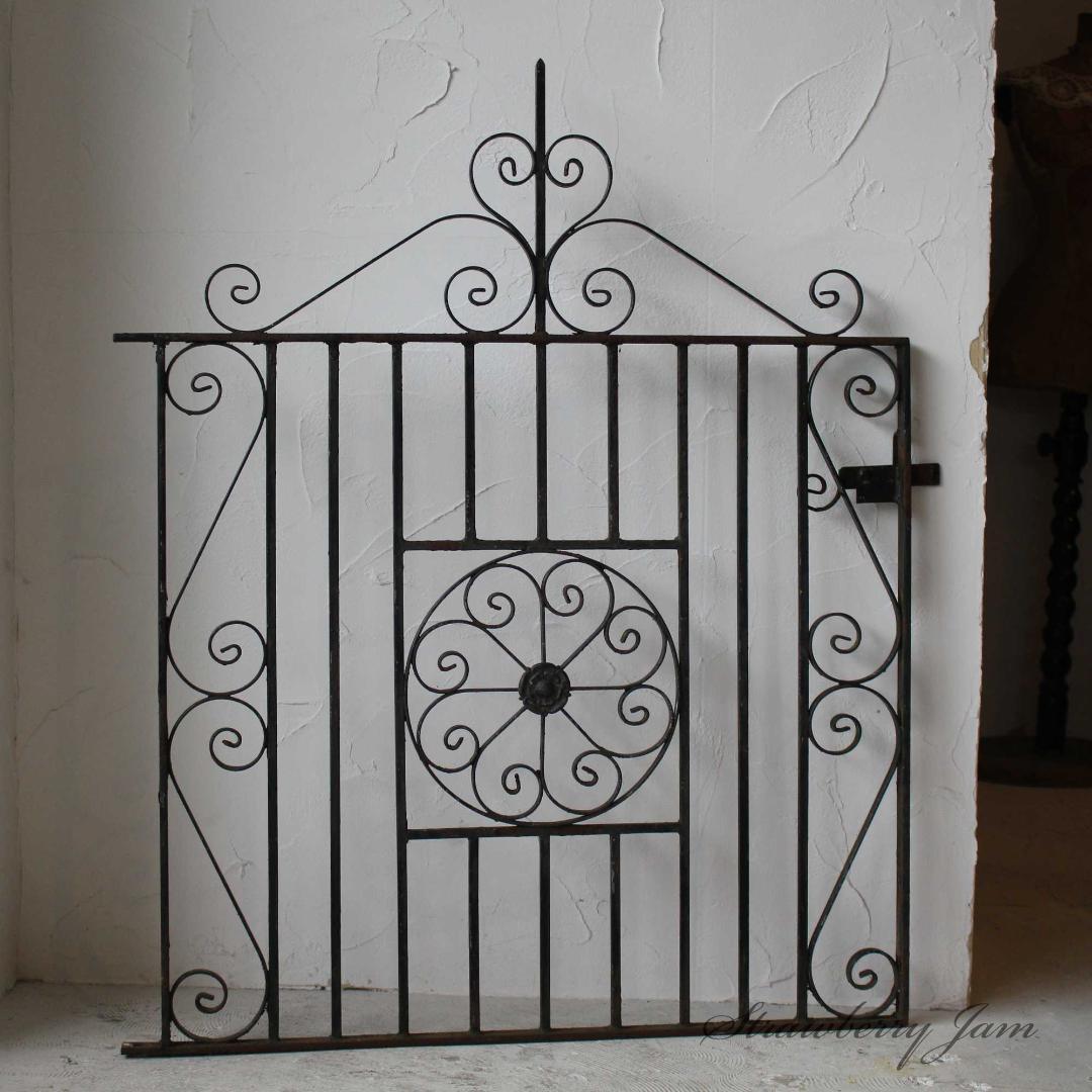 L2909-36-2 英国アンティーク アイアンゲート ガーデニング アイアン