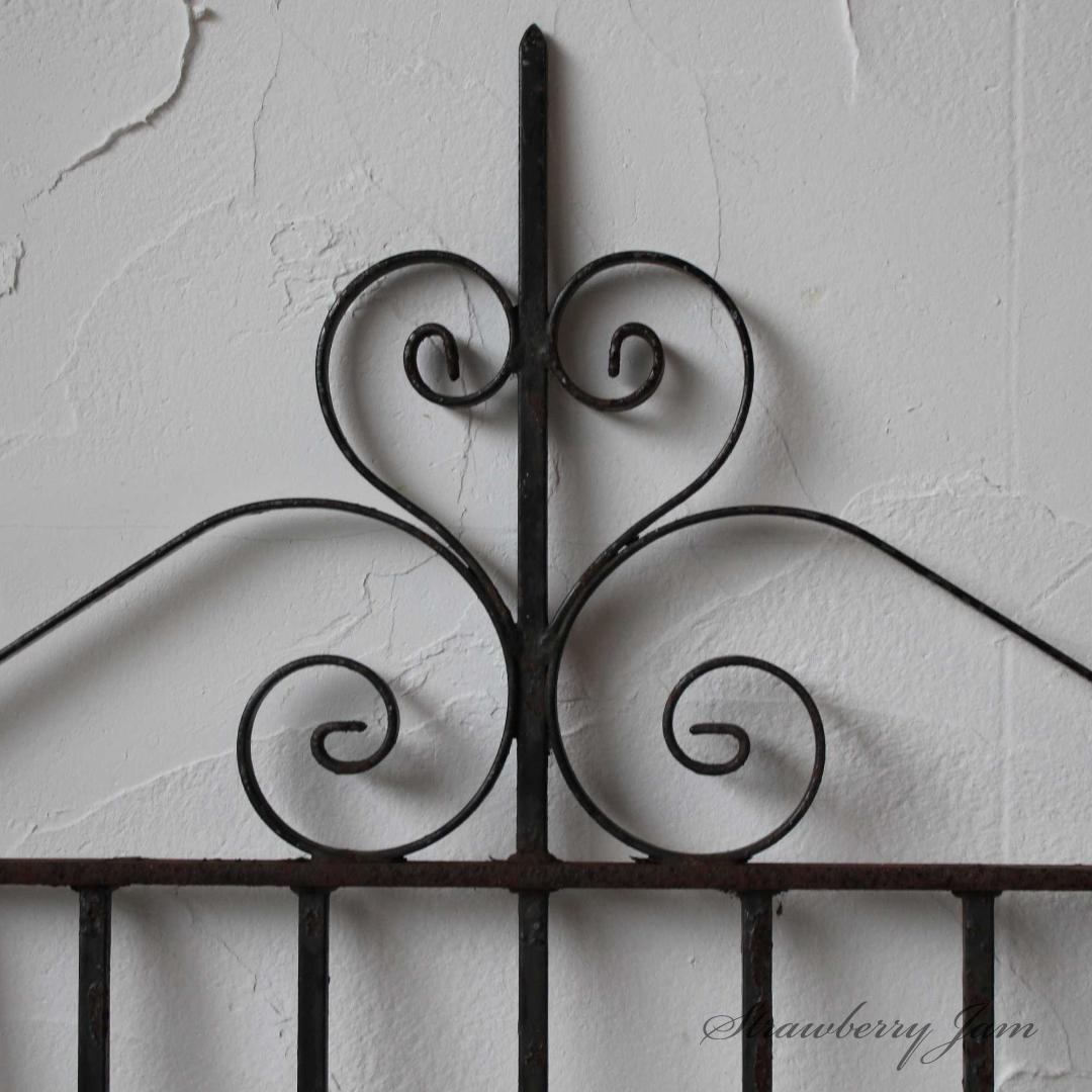 L2909-36-2 英国アンティーク アイアンゲート ガーデニング アイアン