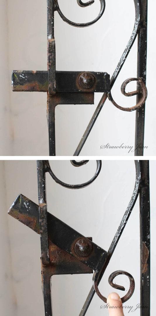 L2909-36-2 英国アンティーク アイアンゲート ガーデニング アイアン