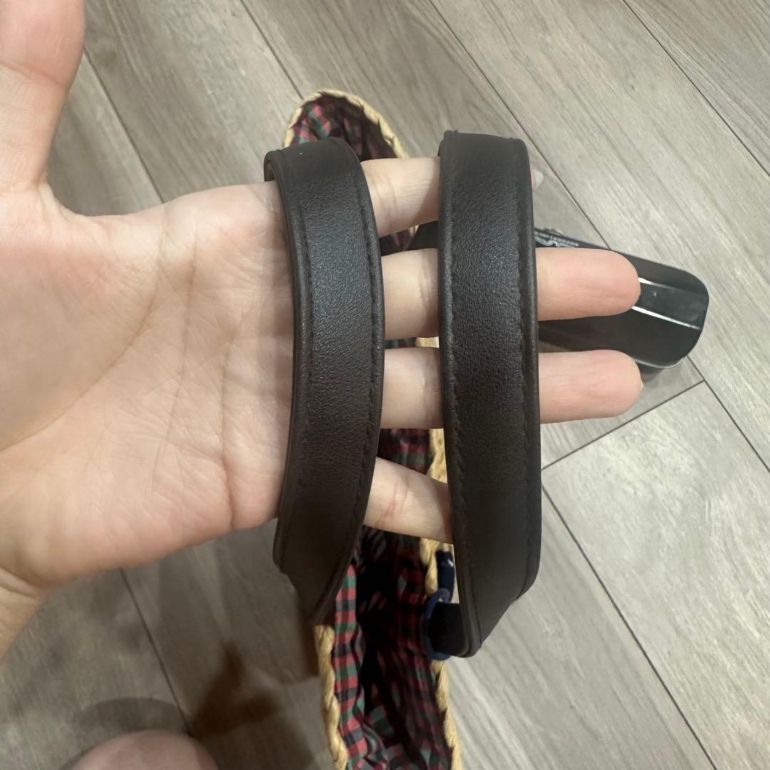 【美品】ファミリア　2021夏 70周年記念かごバッグ