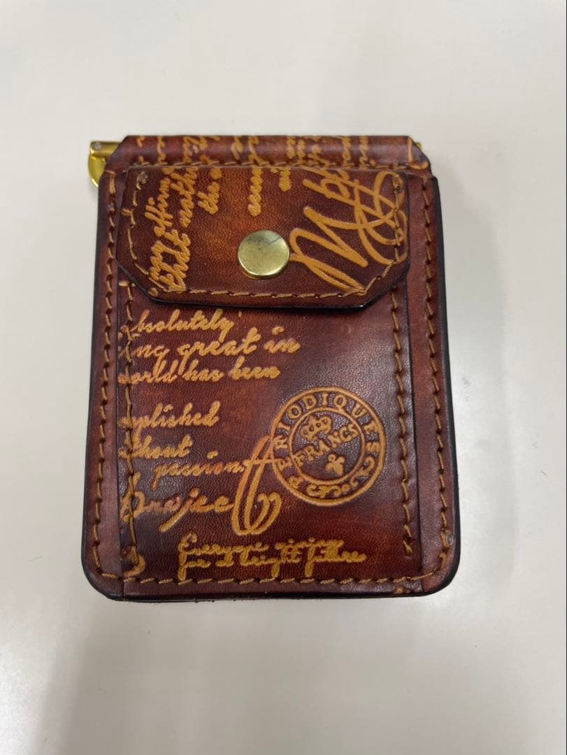 81wind マネークリップ　小銭入れ付き　財布