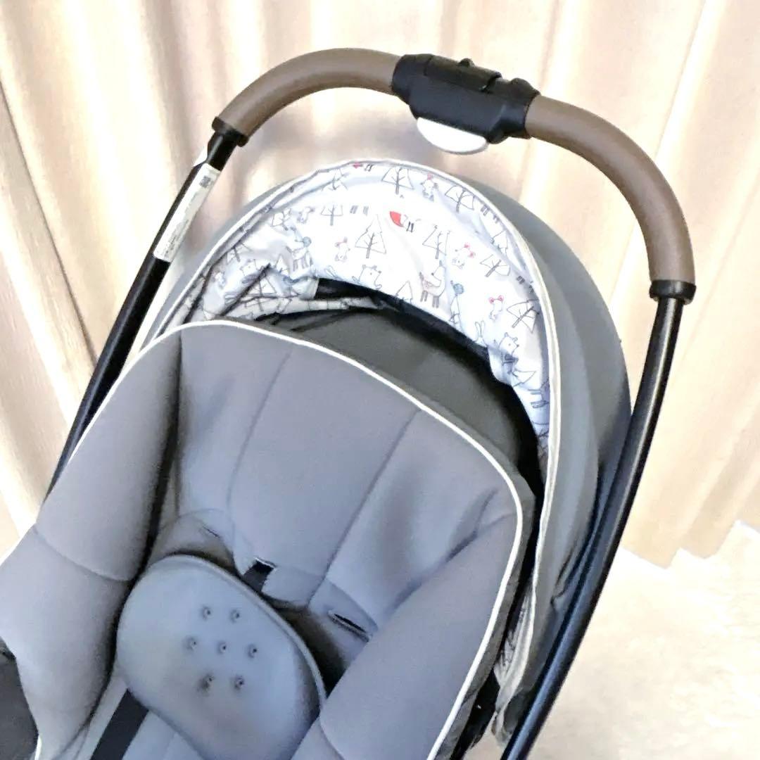 美品✨アップリカ カルーンエアー Aprica 両対面 グレー