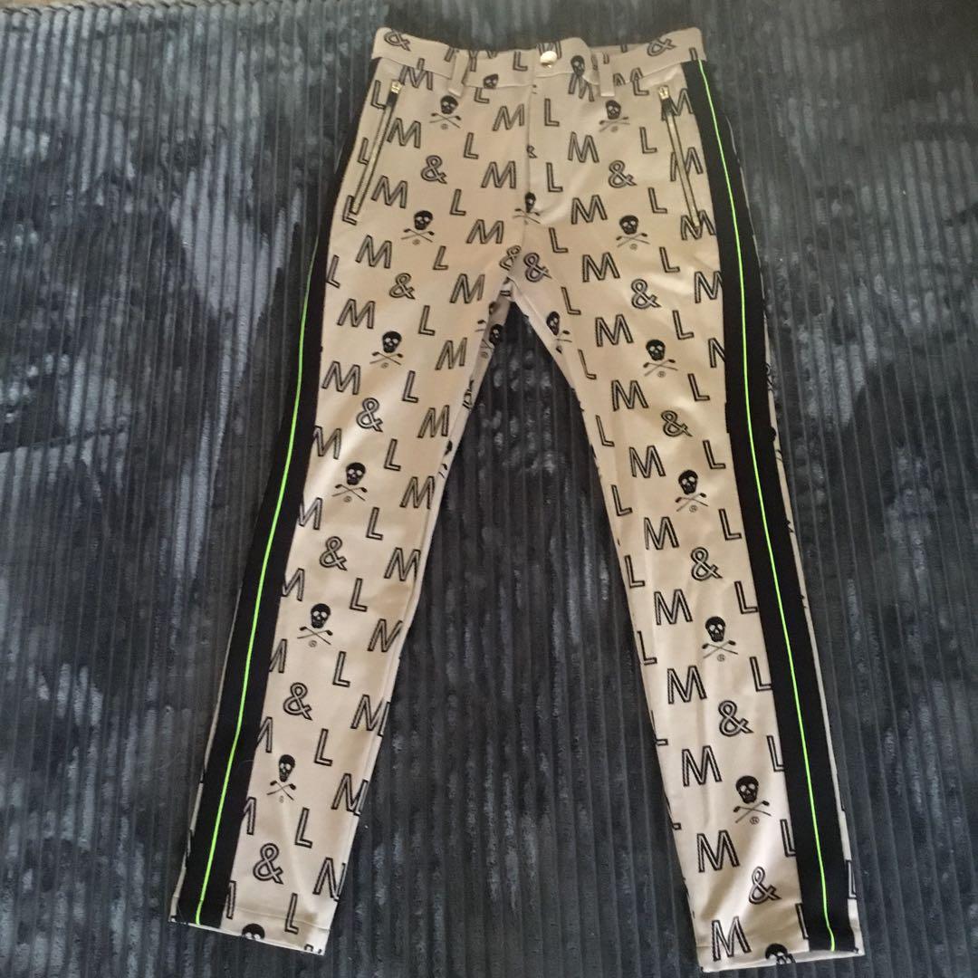 MARK & LONA スカルプリントパンツ 46