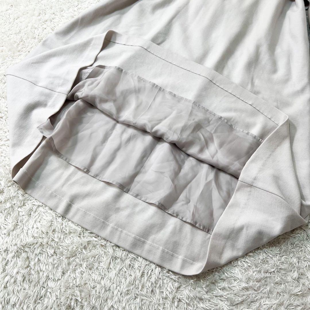 美品✨エブール マキシ丈ワンピース ベルト バルーンスリーブ 近年モデル ウール