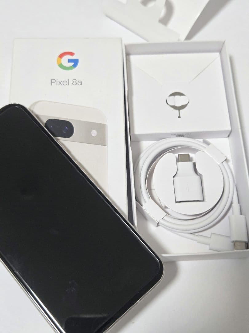 Google Pixel8a 128GB ポーセリン 白 ホワイト 動作確認のみ