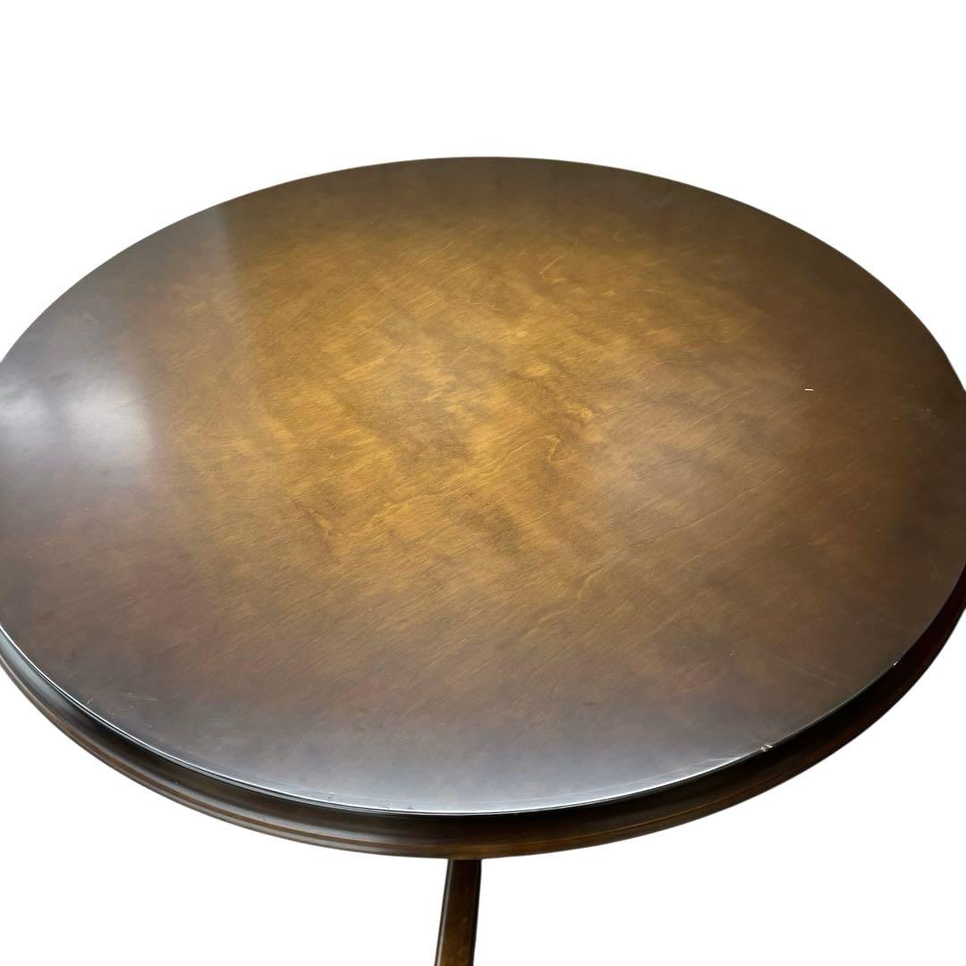 美品 飛騨産業 HIDA穂高 円形ダイニングテーブル 高級家具 105cm