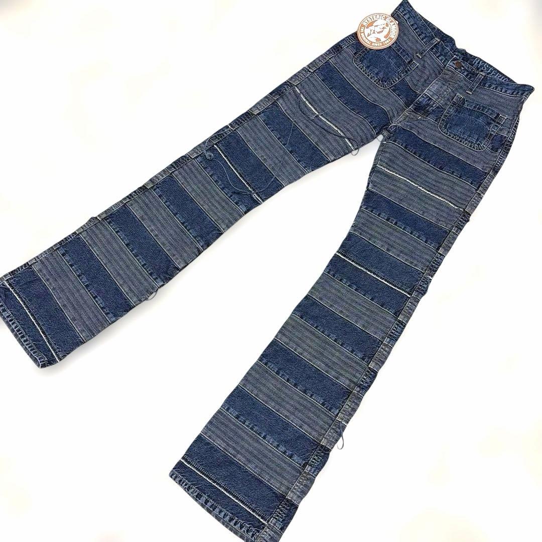 [新品未使用] HYSTERIC GLAMOUR スクラッチフレアデニムパンツ