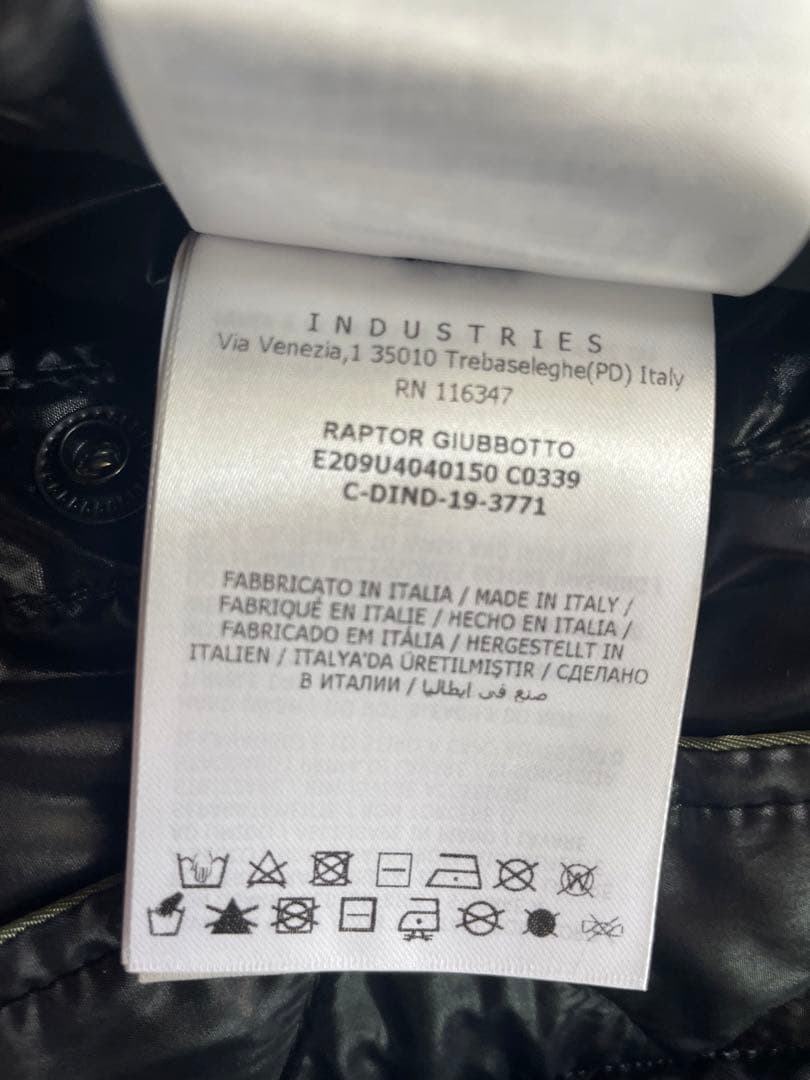 本日売り切り最終値下超美品おまけ付国内正規品モンクレールRAPTOR 藤原ヒロシ