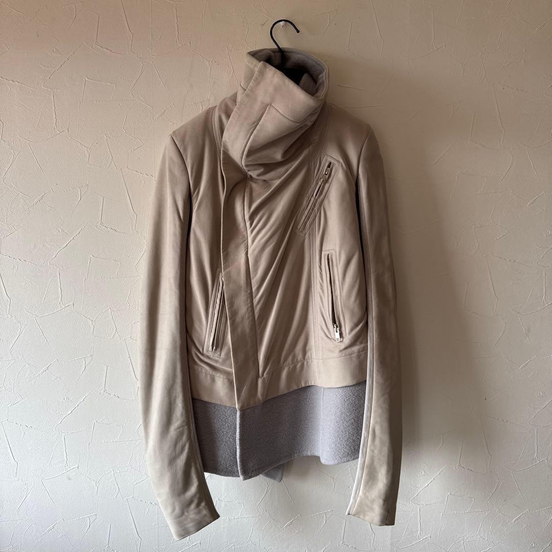 Rick Owens リックオウエンス ラムレザー カシミア ジャケット