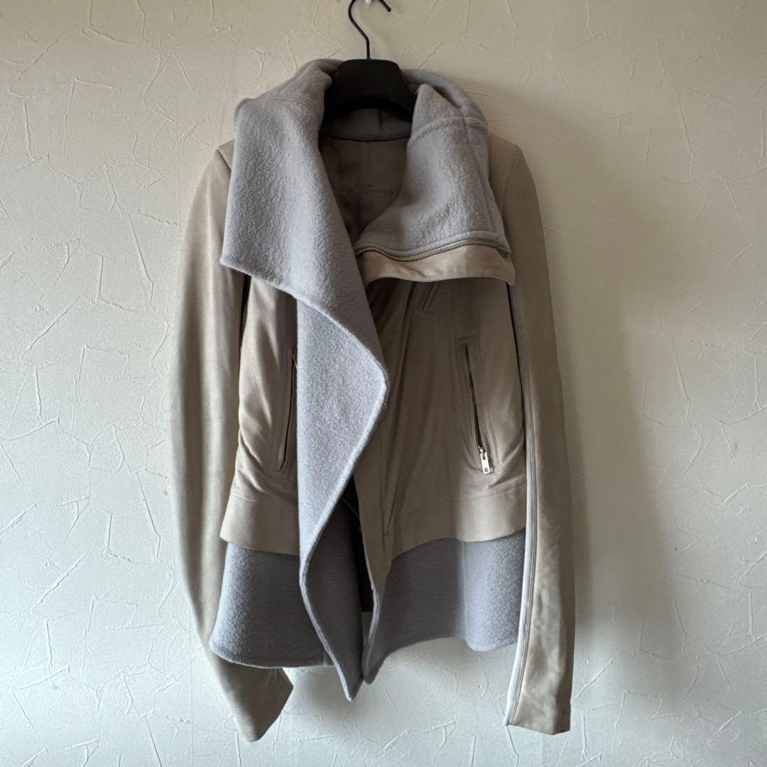 Rick Owens リックオウエンス ラムレザー カシミア ジャケット