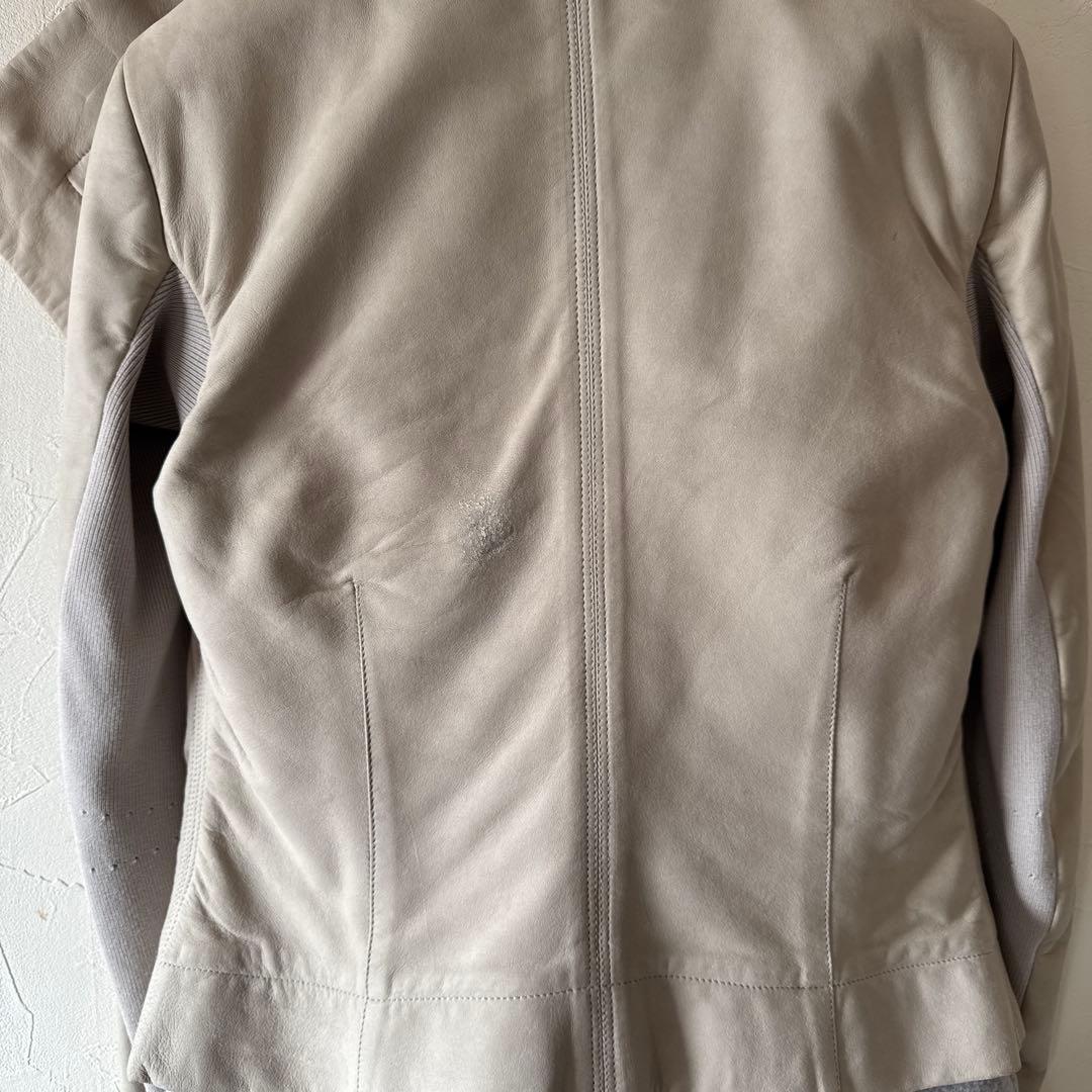 Rick Owens リックオウエンス ラムレザー カシミア ジャケット