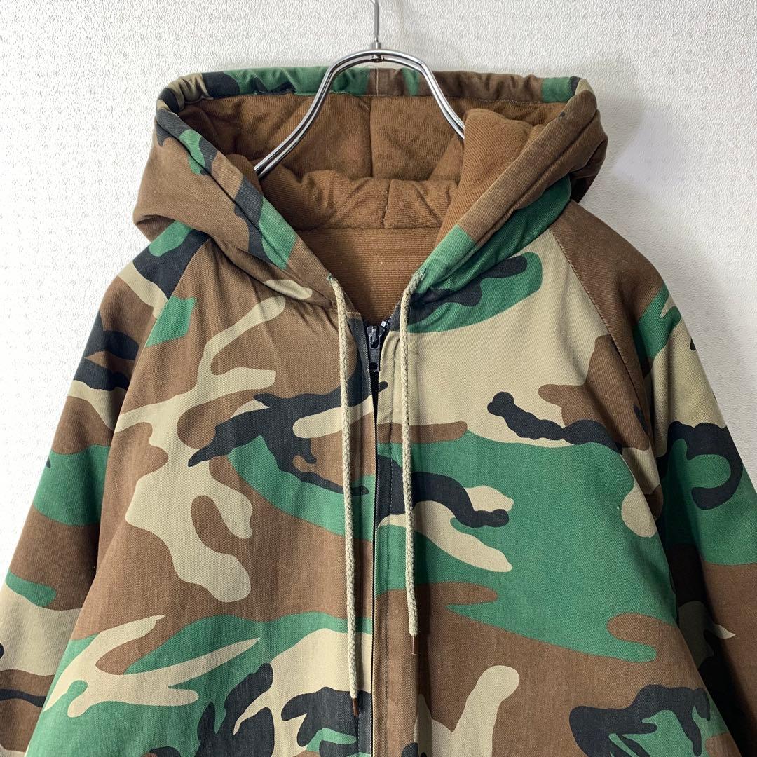 90s Rothco アクティブジャケット 迷彩 ミリタリー 軍物 中綿パーカー