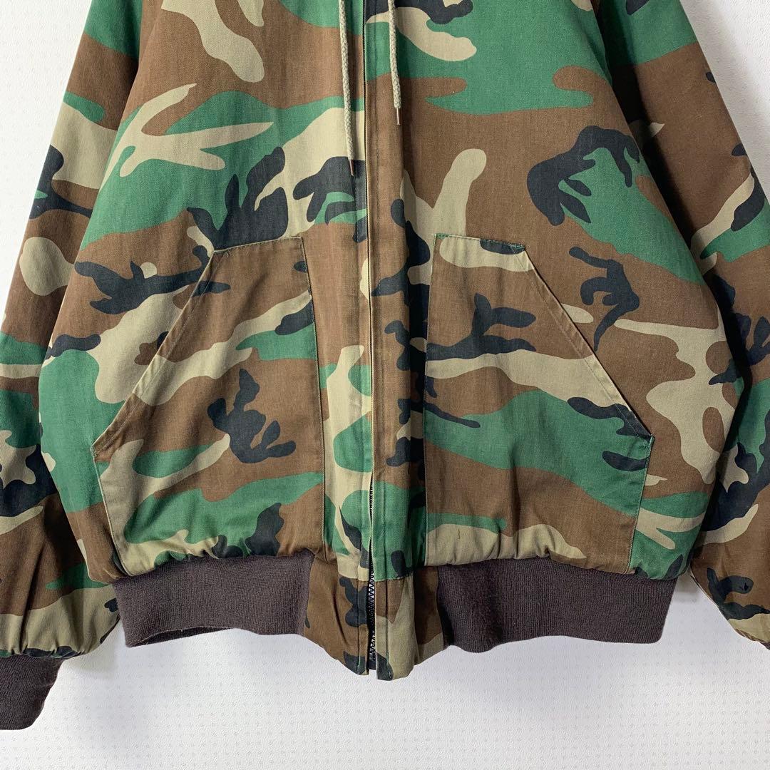 90s Rothco アクティブジャケット 迷彩 ミリタリー 軍物 中綿パーカー