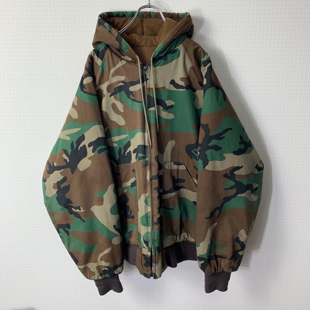 90s Rothco アクティブジャケット 迷彩 ミリタリー 軍物 中綿パーカー