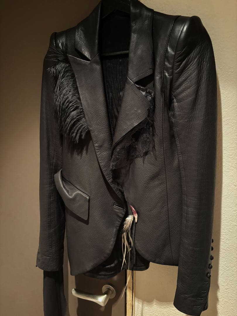 ジャケット・アウター IF SIX WAS NINE LEATHER BLAZER
