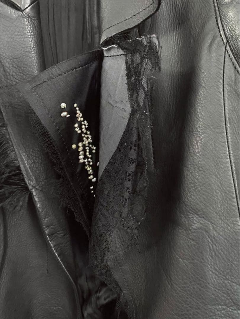 ジャケット・アウター IF SIX WAS NINE LEATHER BLAZER