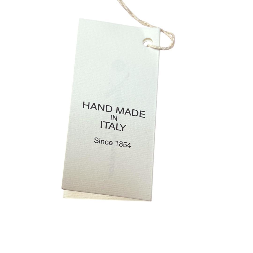 マリアフランチェスコ 折り畳み傘 ネイビー ベージュ 千鳥格子 イタリア製 新品