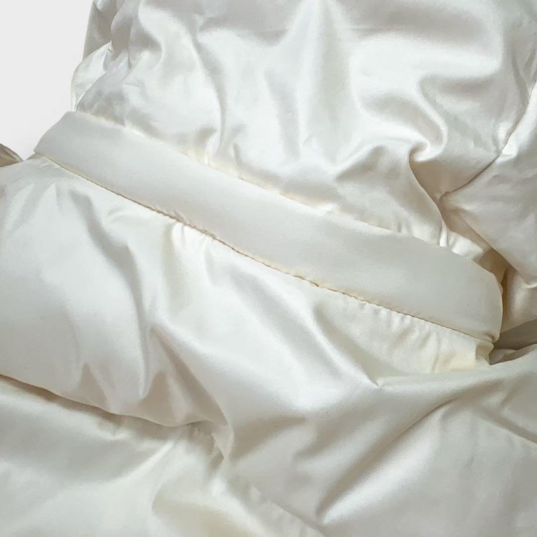 COACH コーチ ダウン ショート丈 ホワイト 総柄 ロゴ金具 M