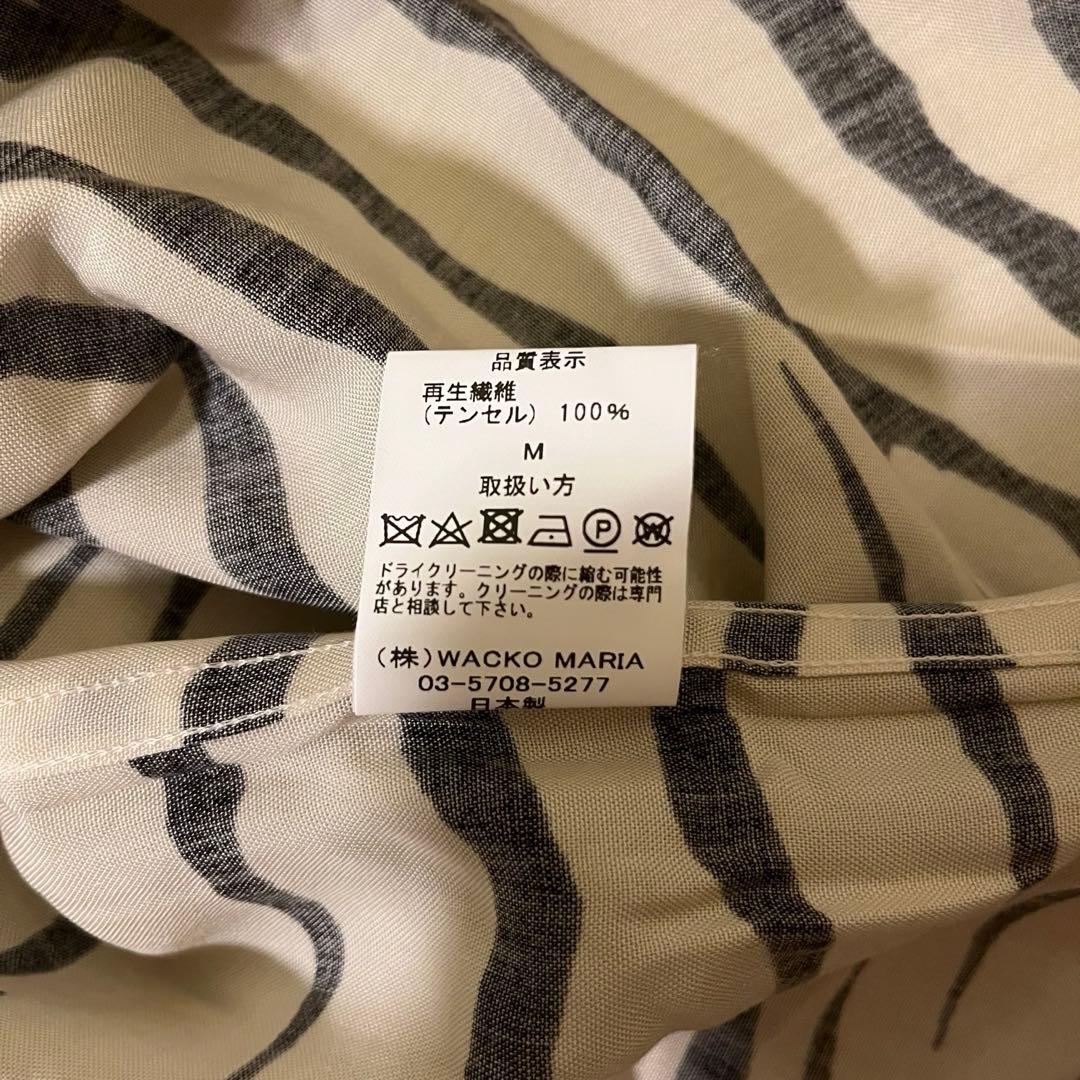 トップス WACKO MARIA 25aw TIGER OPEN COLLAR SHIRT