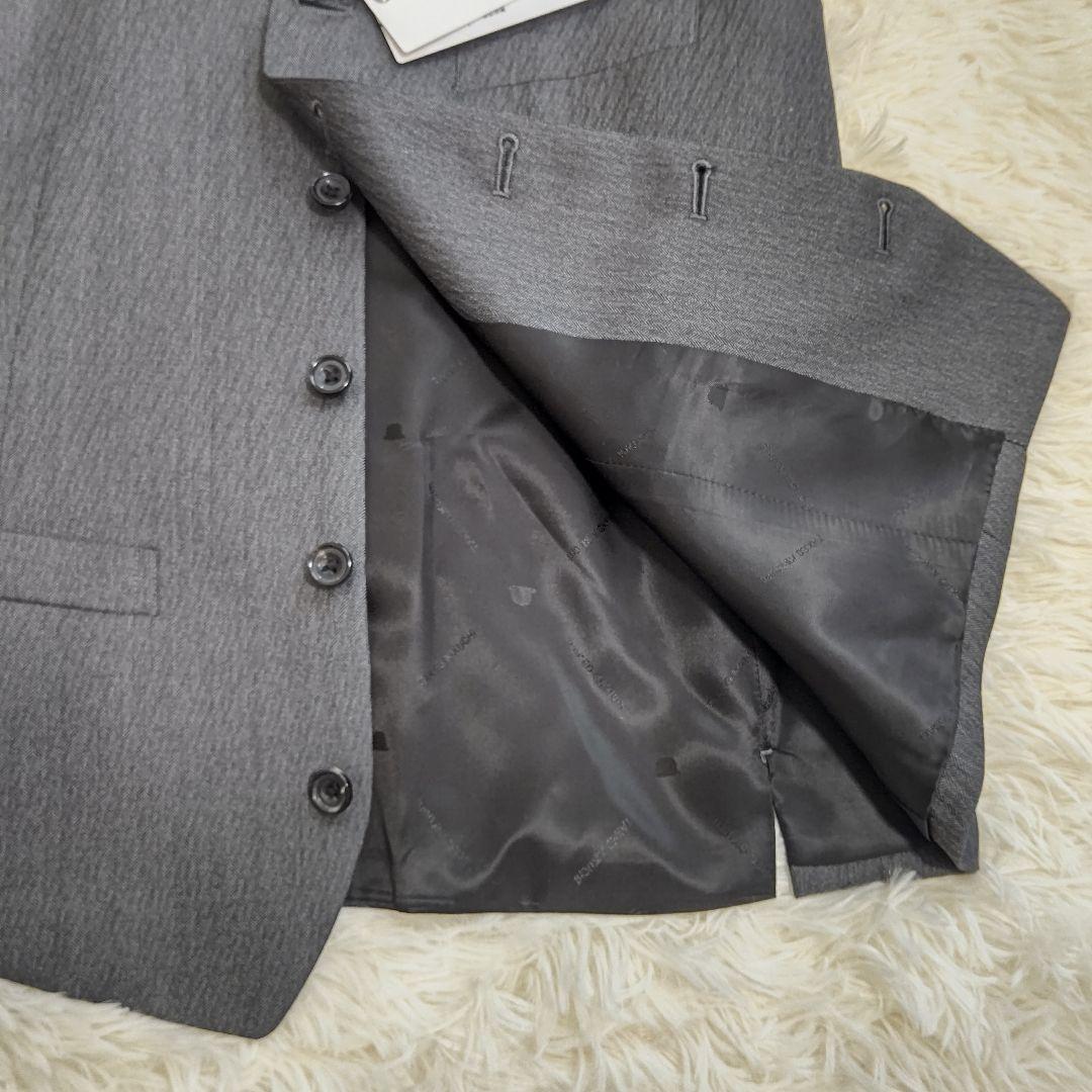 タケオキクチ DORMEUIL スリーピース対応 ベスト L グレー へリンボン