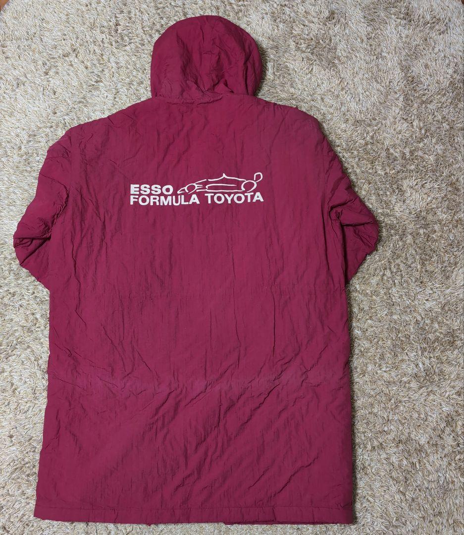 TRD TOYOTA ブリジストンロングベンチコート バーガンディ L