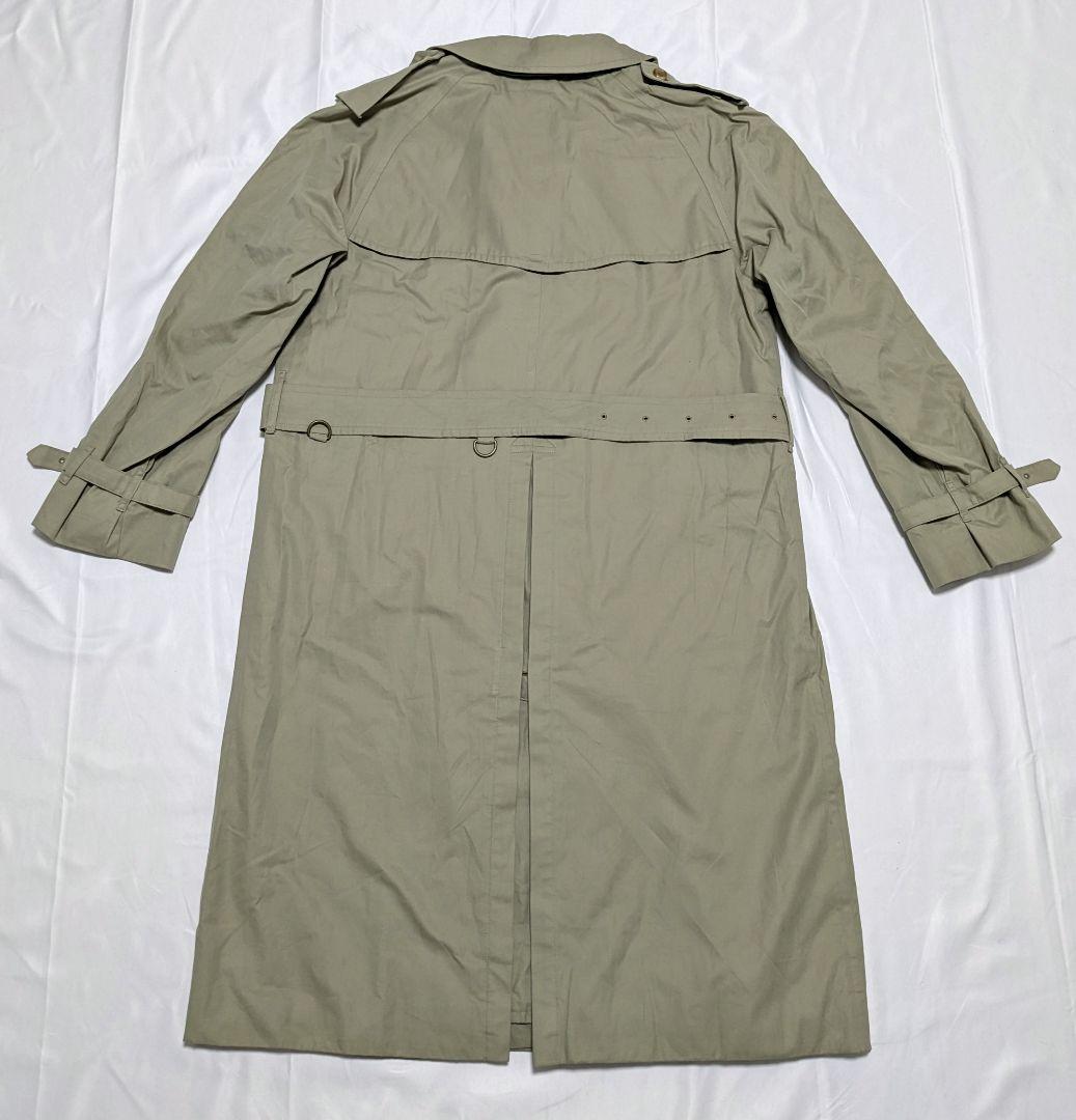 極美品　英国製 90s バーバリー　トレンチコート　ノバチェック　ロング丈　XL