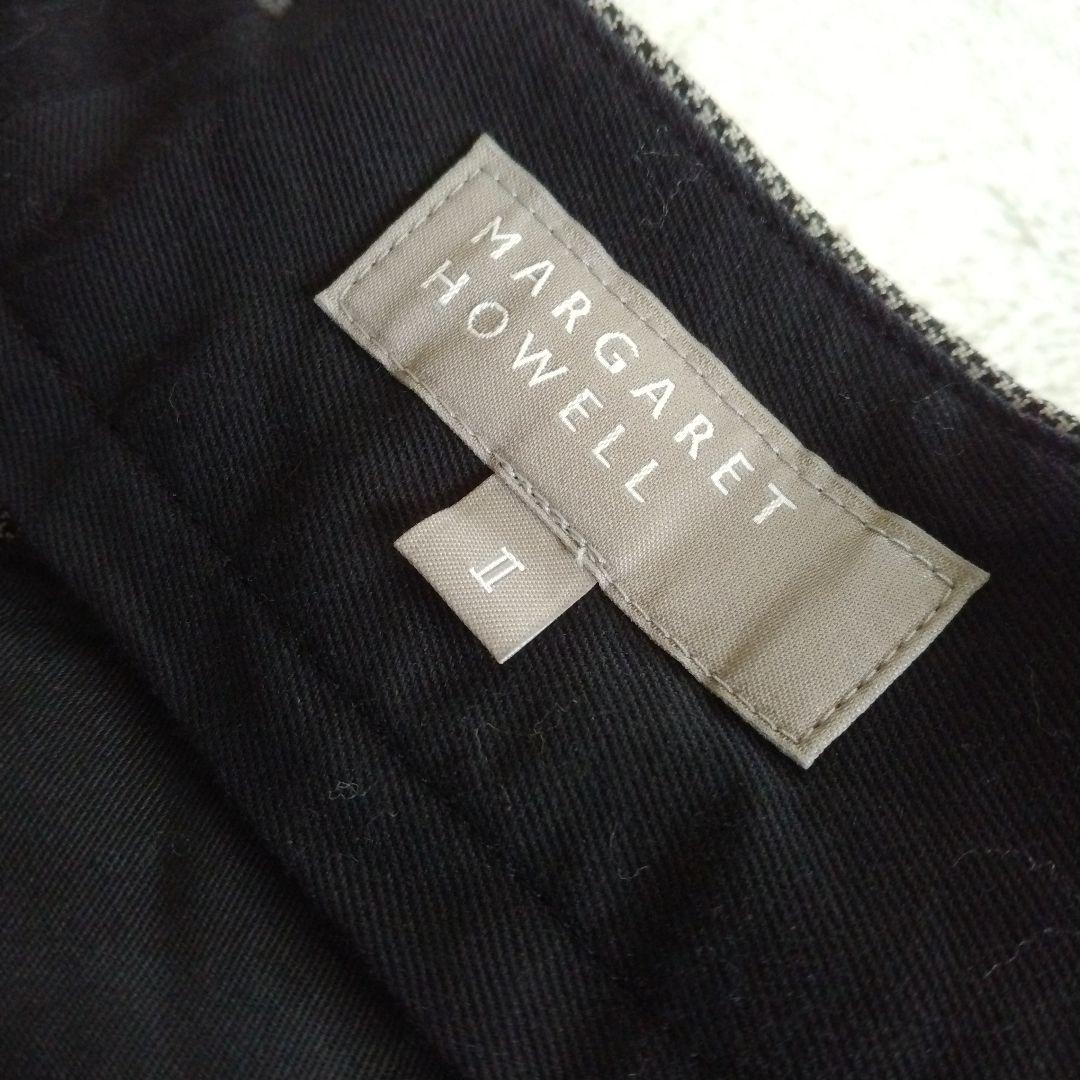 【マーガレットハウエル】2 千鳥 FINE WOOL POPLIN キュロット