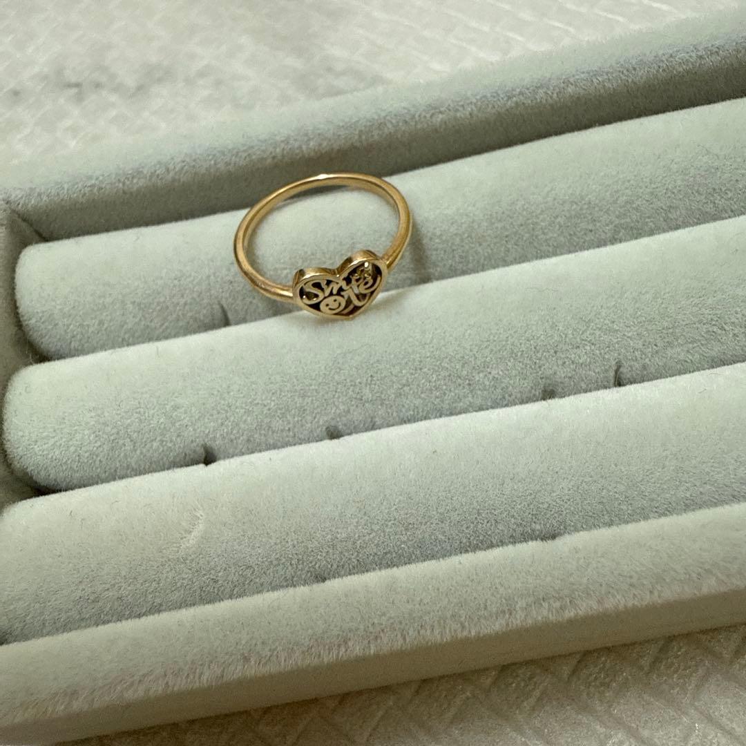 A*b様 サマンサティアラK10 ゴールド リング