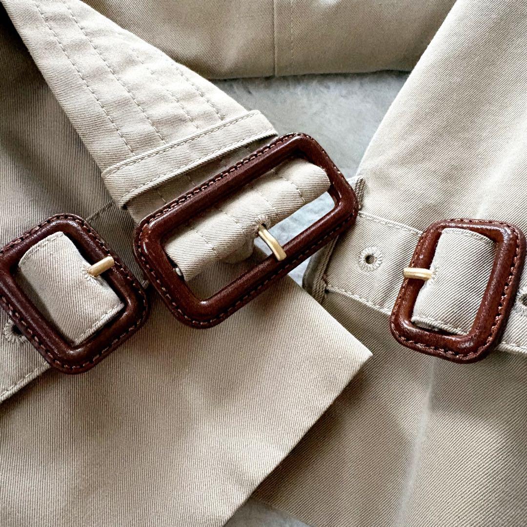 現行！　バーバリー　チェルシー　トレンチコート　ハニーベージュ　ノバチェック　S