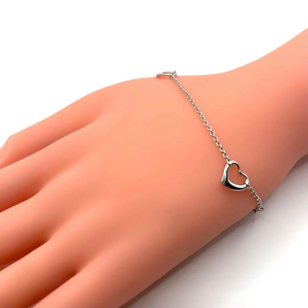 TIFFANY&Co.【美品】3連トリプルオープンハートブレスレット　925