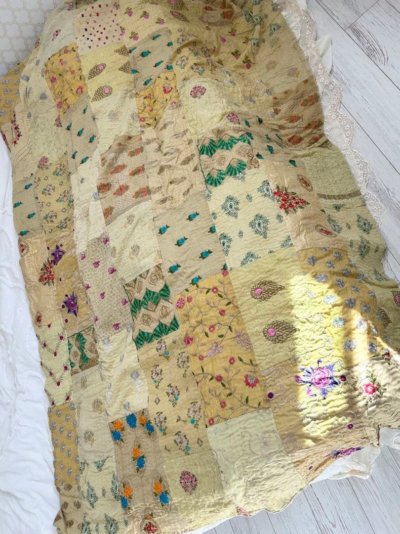 カンバディアキルト　イエロー　マライカ　チャイハネ