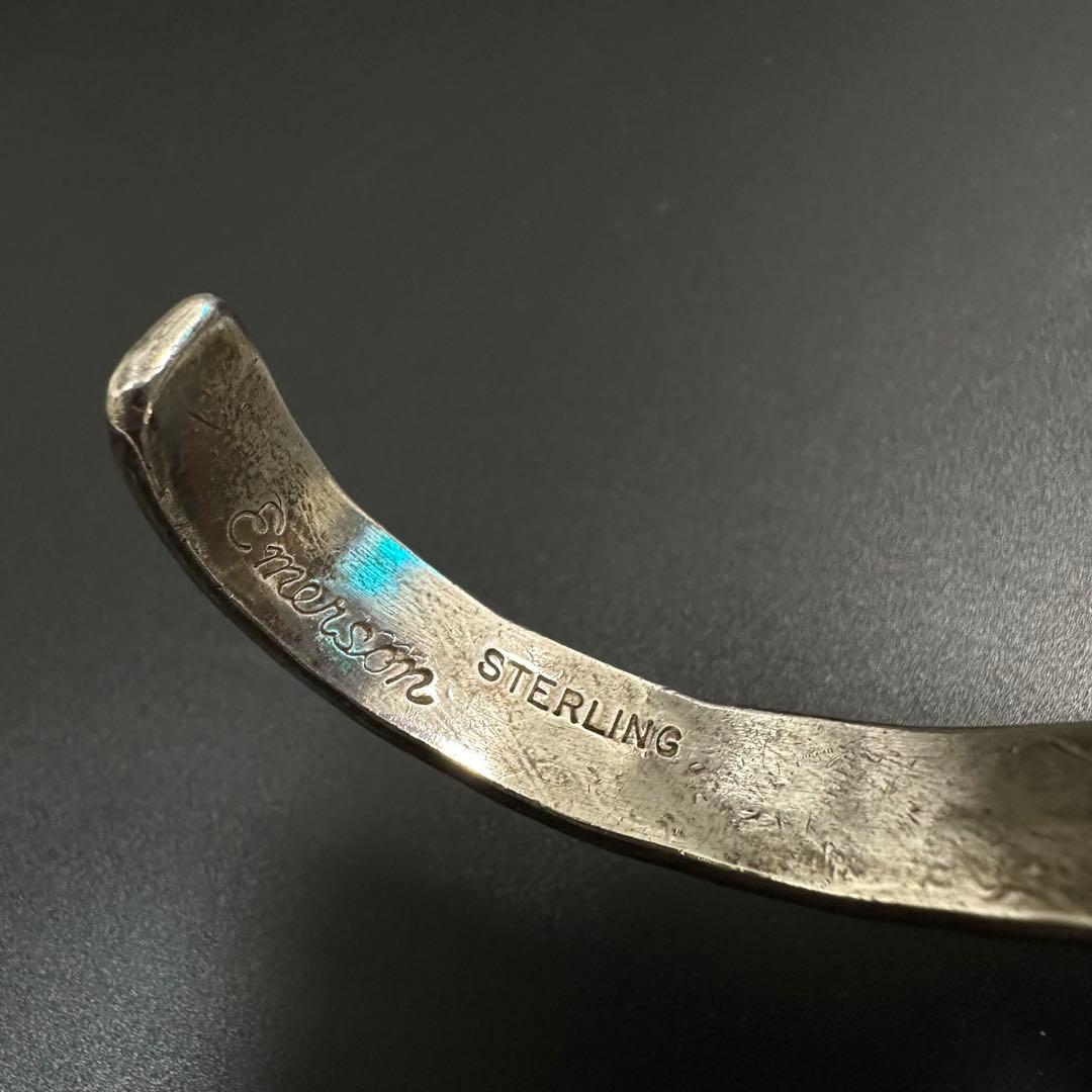 Navajo Emerson Bill ダイヤスタンプワーク バングル