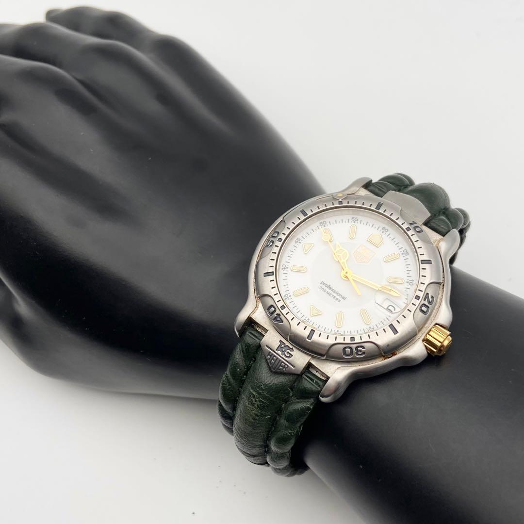 【稼働品】タグホイヤー クォーツ 腕時計 コンビ WH1151-K1 新品電池