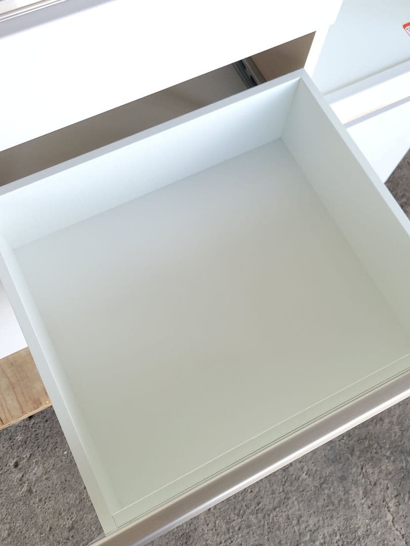 引取り限定！幅120cm キッチンボード 食器棚 アルミナ2 120KB ニトリ