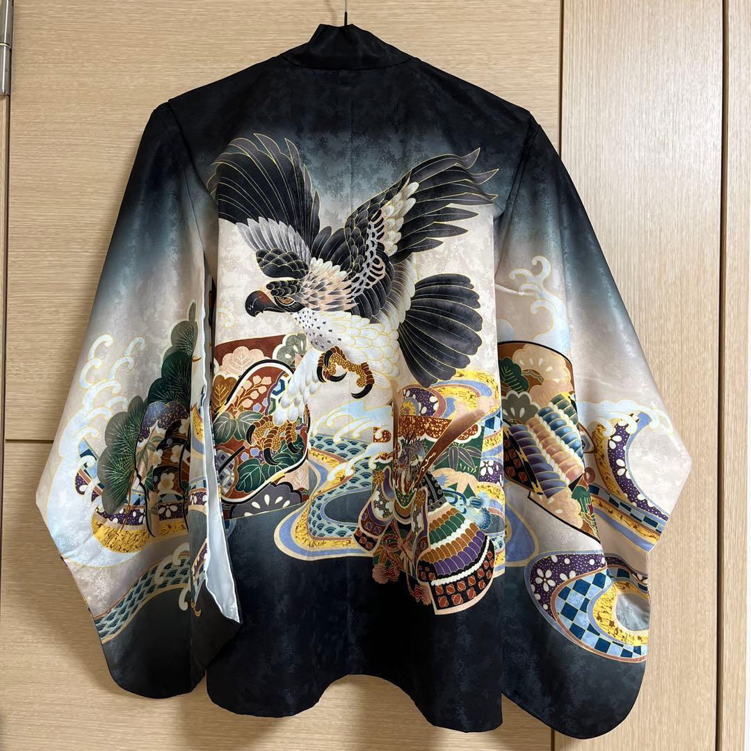 【肩上げ済】七五三　5歳　男の子　着物　袴フルセット