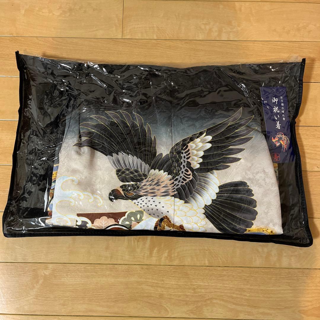 【肩上げ済】七五三　5歳　男の子　着物　袴フルセット