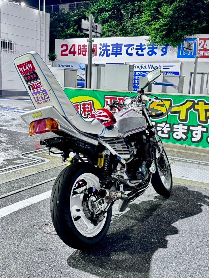 CBX400F墓石三段シート、XJR対応