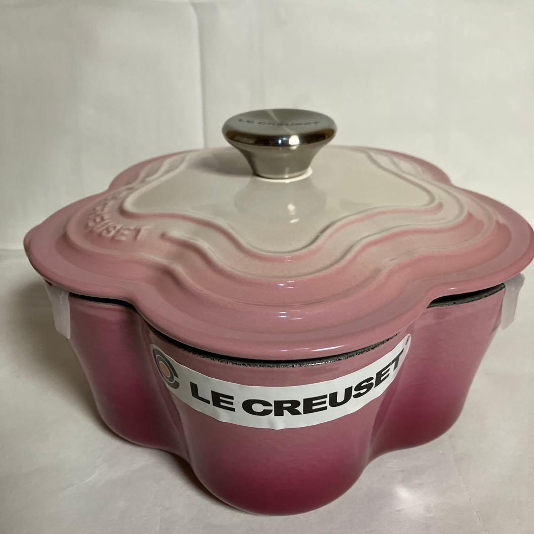 R*a様 ル・クルーゼLECREUSETココットフルール　希少ブーケピンク20セ