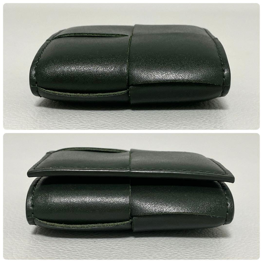 BOTTEGA VENETA / カセット 折り畳みパース ダークグリーン