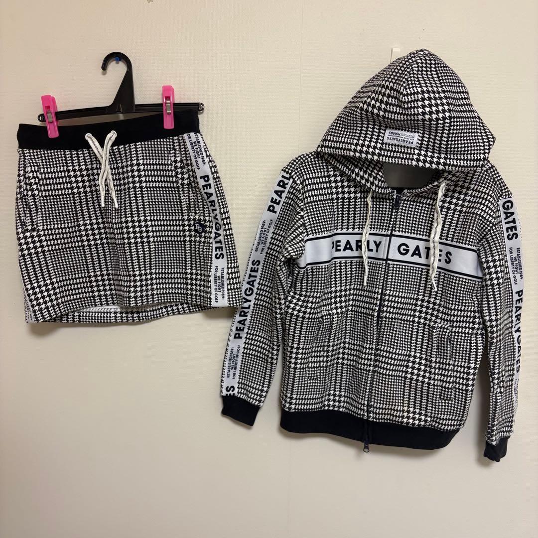 PEARLYGATES チェック柄 セットアップ