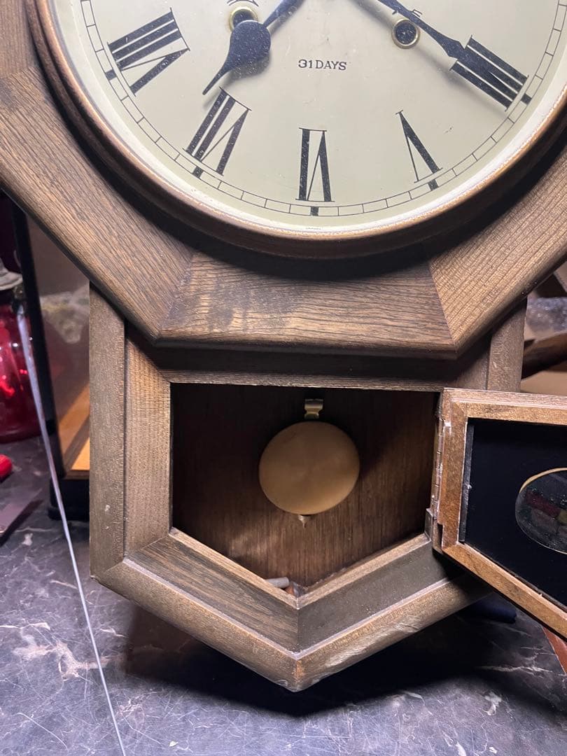 タケダゼンマイ振り子時計、タケダ時計、マジェスティ ゼンマイ振り子時計、昭和