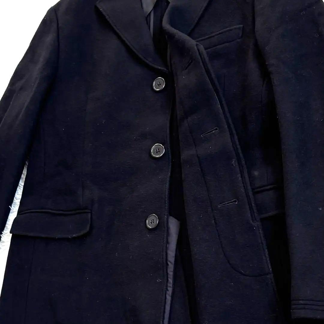 【近年✨️】ポロラルフローレン チェスターコート ロング ウール ブラック XL