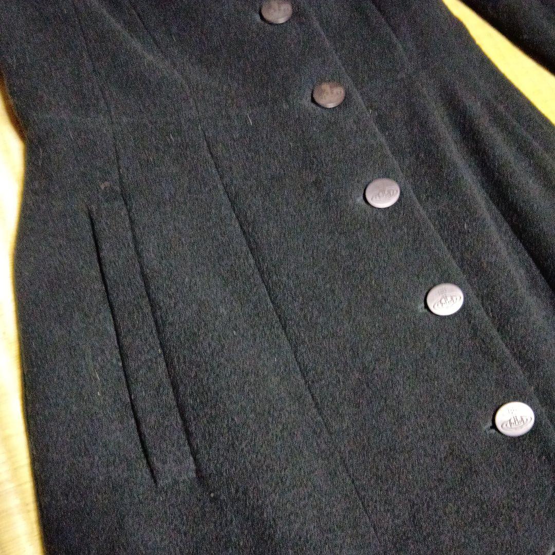 SALEヴィヴィアンウエストウッド　カシミヤ混ウールロングコート